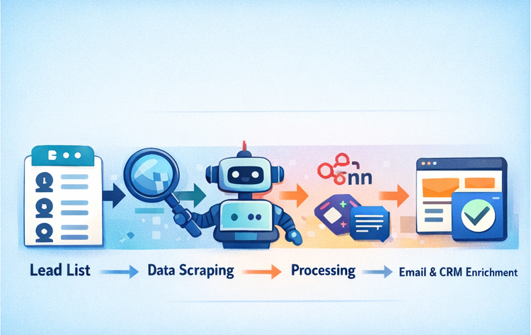 Apify actor scraping Google search results to find company websites and LinkedIn pages