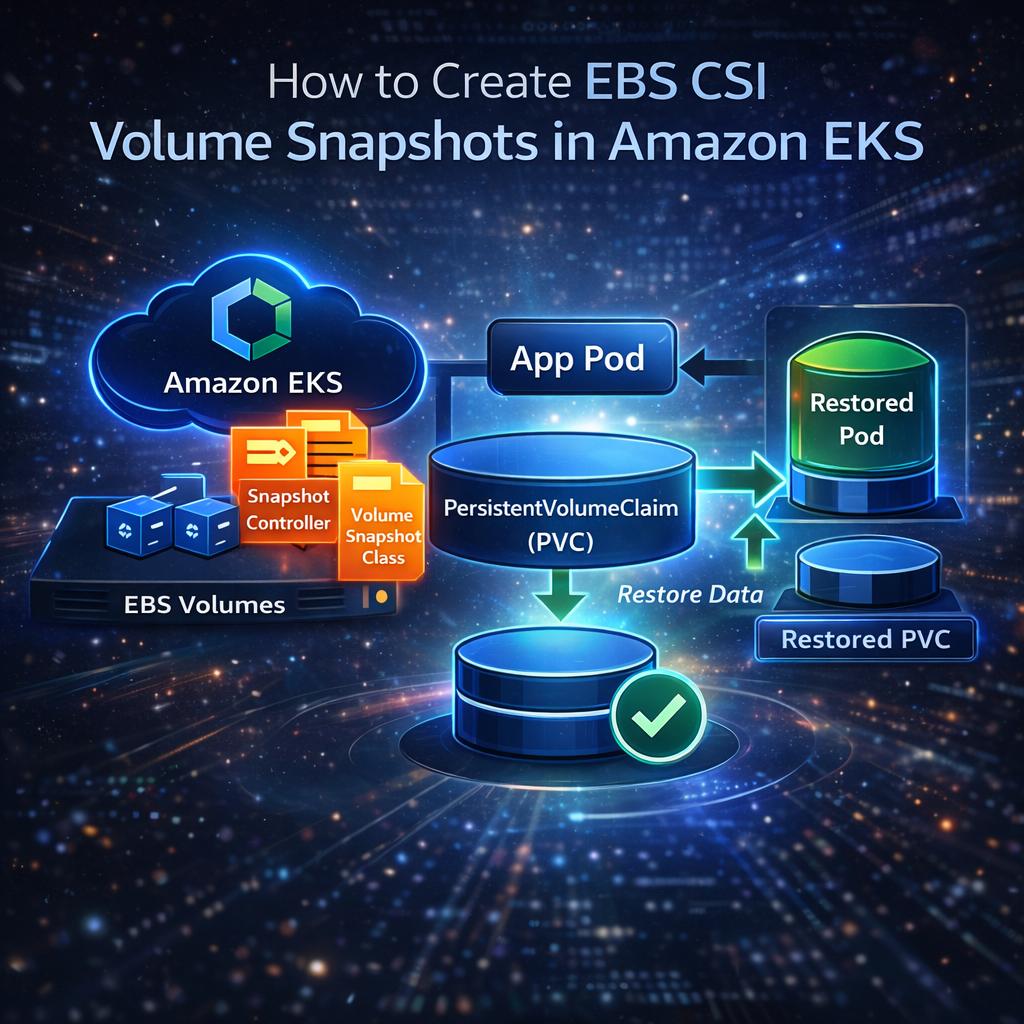 EKS EBS CSI snapshot