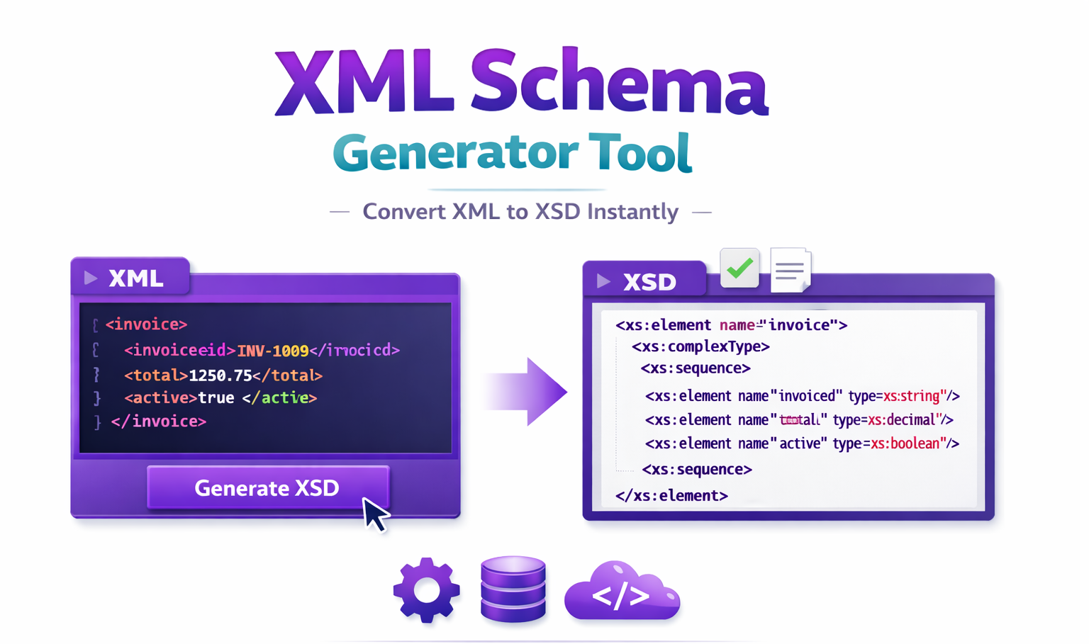 XML Schema Generator Tool